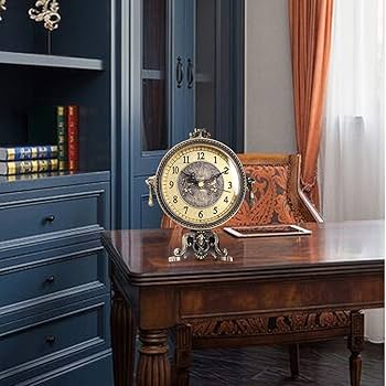 Amazon.co.jp: 目覚まし時計 レトロ 置き時計 リビングルーム オフィス